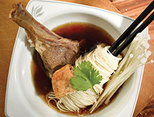 Lamb Rack Bak Kut Teh With Somen & Enoki